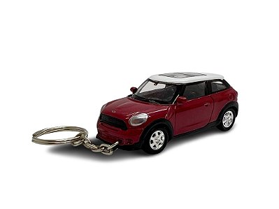 Miniatura Chaveiro Mini Cooper S Paceman Bordo Metal 1:64