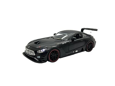 Miniatura Mercedes Benz AMG Acende Luz e Som Metal 1:24