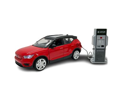Miniatura Volvo XC40 Vermelho Acende Luz/Som 1:32