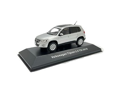 Miniatura Coleção Volkswagen Nº 40 Tiguan 2.0 TSI Prata 1:43