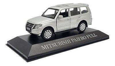Miniatura Mitsubishi Pajero Full Prata Metal 1:43