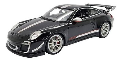 Miniatura Porsche 911 Gt3 Rs 4.0 Preto Burago 1:18