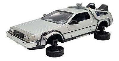 Miniatura Delorean De Volta Para O Futuro 2 Welly Metal 1:24