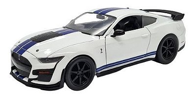 Miniatura Ford Mustang Shelby Gt500 2020 Branco Jada 1:24