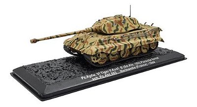 Miniatura Caminhão Tanque De Guerra Tiger France 1944 1:72