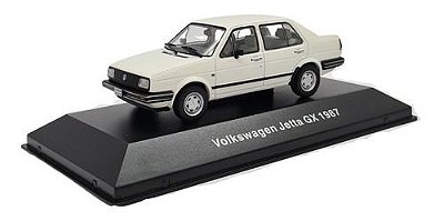 Miniatura Coleção Volkswagen Nº 23 Jetta Gx 1987 Branco 1:43