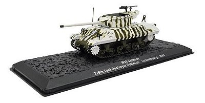 Miniatura Caminhão Tanque De Guerra Nº 05 M36 Jack 1945 1:72