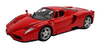 Miniatura Enzo Ferrari Vermelho Metal Burago 1:24