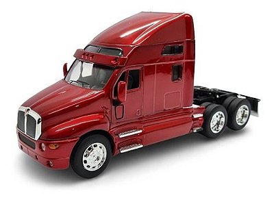 Miniatura Caminhão Kenworth T2000 Vermelho Metal Welly 1:32