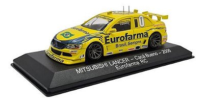 Miniatura Stock Car Mitsubishi Lancer Cacá Bueno 2006 1:43