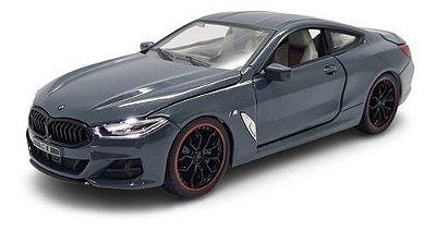 Miniatura Bmw M840i Acende Luz E Som Metal 1:24