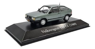 Miniatura Volkswagen Gol Cl 1989 Verde Agua Metal 1:43