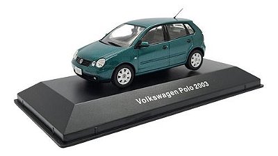 Miniatura Coleção Volkswagen Nº 56 Polo 2003 Verde 1:43