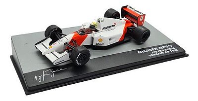 Miniatura Fórmula 1 F1 Ayrton Senna Mclaren Mp4/7 1992 1:43
