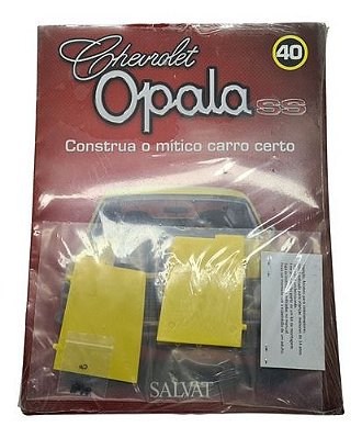 Fascículo Nº 40 Chevrolet Opala Ss Amarelo Metal Salvat 1:8