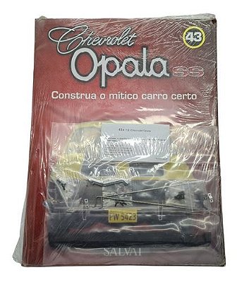 Fascículo Nº 43 Chevrolet Opala Ss Amarelo Metal Salvat 1:8
