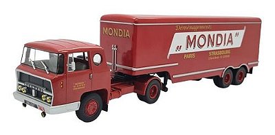 Miniatura Caminhão Articulado Bernard Carreta Tda 180 1:43