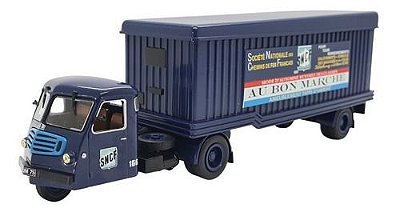 Miniatura Caminhão Articulado Far Carreta Azul 1:43