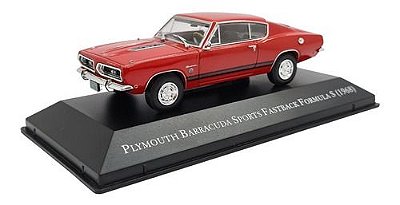 Miniatura Plymouth Barracuda S 1968 American Nº 18 1:43