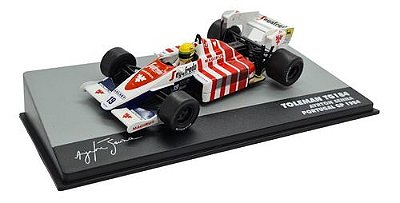 Miniatura Fórmula 1 F1 Ayrton Senna Toleman Tg184 1984 1:43