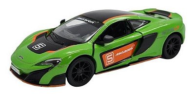 Miniatura Mclaren 675 Lt Five Verde Metal 1:36