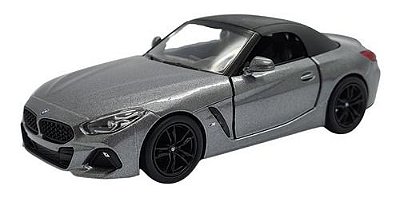 Miniatura Bmw Z4 Cinza Metal Kinsmart 1:34