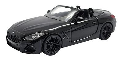 Miniatura Bmw Z4 Preto Conversível Metal Kinsmart 1:34