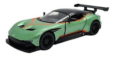 Miniatura Aston Martin Vulcan Verde Metal Kinsmart 1:38