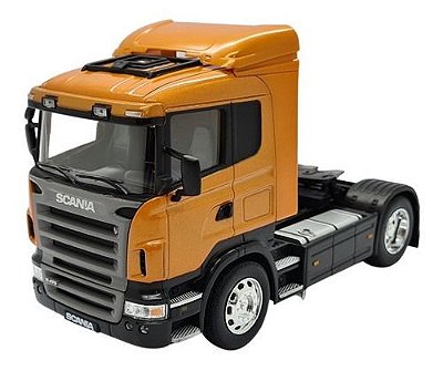 Miniatura Caminhão Scania R470 Toco Marron Metal 1:32