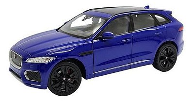 Miniatura Jaguar F-pace Azul Metal Welly 1:24