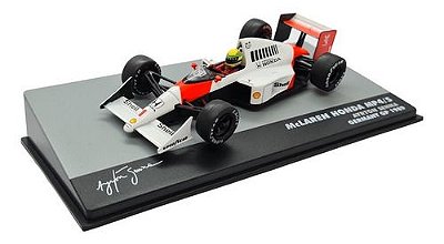 Miniatura Fórmula 1 F1 Ayrton Senna Mclaren Mp4/5 1989 1:43