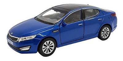 Miniatura Kia Optima Azul Metal Welly 1:38