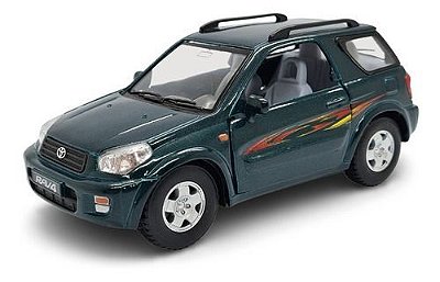 Miniatura Toyota Rav4 Verde Metal Kinsmart 1:32