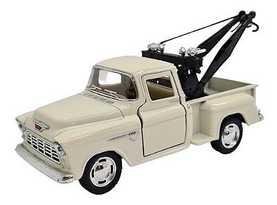 Miniatura Chevrolet Stepside 1955 Guincho Bege 1:32