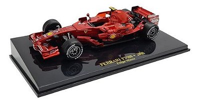 Miniatura Ferrari F2008 Felipe Massa Vermelho Metal 1:43