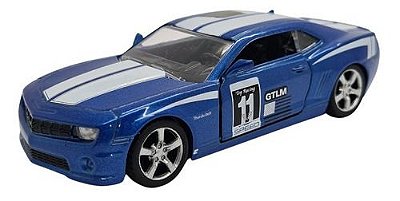 Miniatura Chevrolet Camaro Racing Azul 1:38