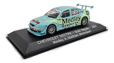 Miniatura Chevrolet Vectra Stock Car Guto Negrão 2003 1:43