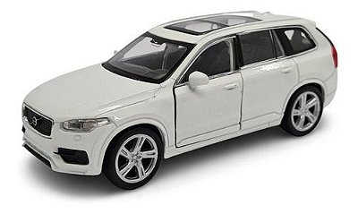 Miniatura Volvo Xc90 Branco Metal 1:38