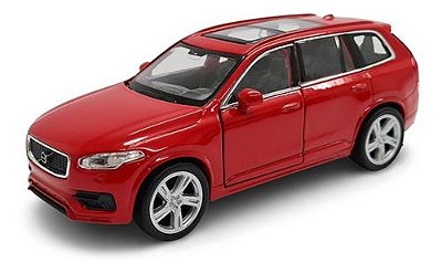 Miniatura Volvo Xc90 Vermelho Metal 1:38