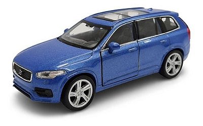 Miniatura Volvo Xc90 Azul Metal 1:38