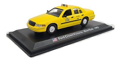 Miniatura Ford Crown Victoria Táxi New York 1992 1:43