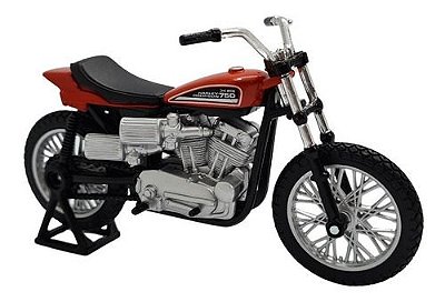 Miniatura Moto Harley Davidson Xr750 Racing Bike 1972 1:18