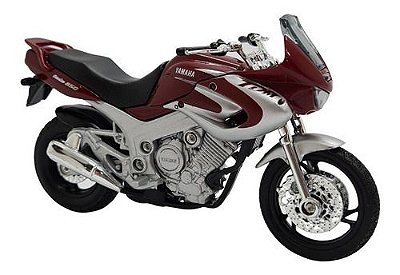 Miniatura Moto Yamaha Tdm850 Vermelho Metal 1:18