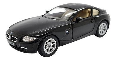 Miniatura Bmw Z4 Coupe Preto Metal Kinsmart 1:32