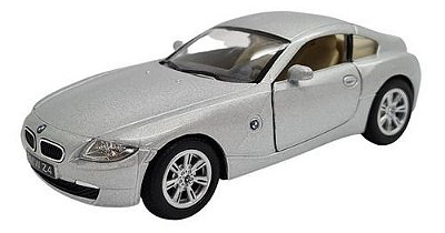 Miniatura Bmw Z4 Coupe Prata Metal Kinsmart 1:32