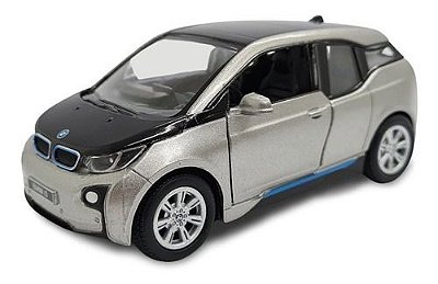 Miniatura Bmw I3 Cor Cinza Metal Kinsmart 1:32