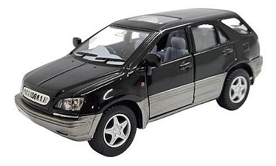 Miniatura Lexus Rx300 Preto Metal 1:36