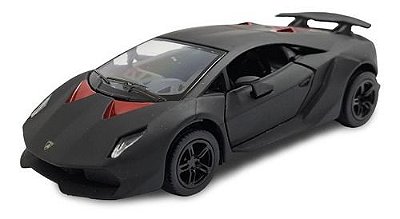 Miniatura Lamborghini Sesto Elemento Preto Metal 1:38