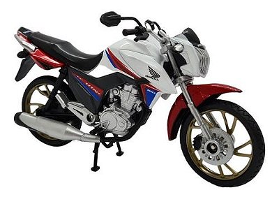 Miniatura Moto Honda Cg Titan 160 40 Anos Especial 1:18