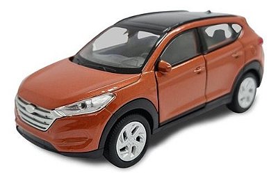 Miniatura Hyundai Tucson 2018 Laranja Metal 1:38